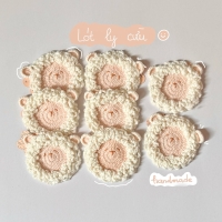 LÓT LY CỪU BÔNG HANDMADE