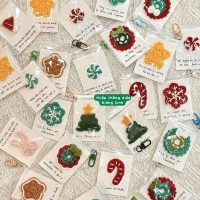 THIỆP HANDMADE LEN SIÊU DỄ THƯƠNG KÈM LỜI CHÚC