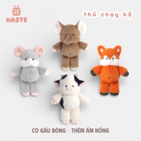 Gấu Thú Bông Animal Chạy Bộ Bò Sữa Cáo Voi Chuột Quà Tặng Độc Đáo Lông Xù Siêu Mềm Mịn Siêu Dễ Thương