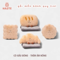 Gấu Thú Bông Capybara Bánh Sừng Trâu Croissant Chuột Lang Nước Siêu Mềm Mịn Siêu Dễ Thương Quà Tặng Độc Đáo