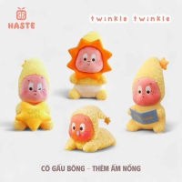 Gấu Thú Bông Twinkle Little Star Ngôi Sao Lông Xù Siêu Mềm Mịn Siêu Dễ Thương