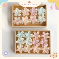 Kẹp Tóc Nhựa Xà Cừ Hologram Hoa Sứ Hải Sản Đại Dương Càng Cua Quà Tặng Bạn Nữ Dễ Thương