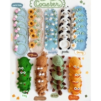 Lót Ly Len Thú Animal Động Vật Tổng Hợp Dễ Thương Handmade Quà Tặng Dễ Thương Độc Đáo