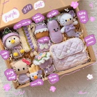 Set Quà Mix Handmade Giáng Sinh Noel Christmas Bằng Len Móc Khoá Ví Chậu Hoa Tổng Hợp Đáng Yêu