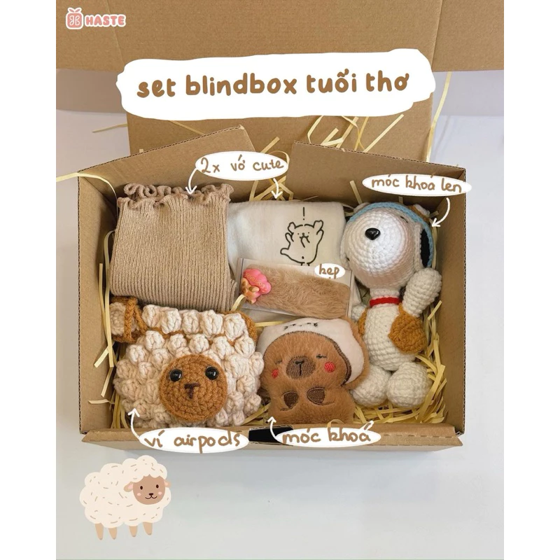 Set Quà Mix Size Nhỏ Gấu Bông Móc Khoá Bờm Tóc Kẹp Tổng Hợp Đáng Yêu Cho Bạn Nữ