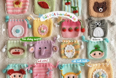 Túi Rút Handmade: Phụ Kiện Nhỏ Xinh Cho Tín Đồ Mê Đồ Len Thủ Công Tại Haste