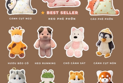 [New Arrival] Khám Phá Bộ Sưu Tập Gấu Bông Mới Nhất Tại Haste Store: Thế Giới Của Những Người Bạn Mềm Mại