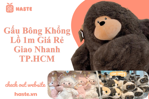 Gấu Bông Khổng Lồ 1m Giá Rẻ Giao Nhanh TP.HCM