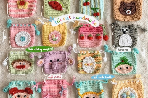 Túi Rút Handmade: Phụ Kiện Nhỏ Xinh Cho Tín Đồ Mê Đồ Len Thủ Công Tại Haste