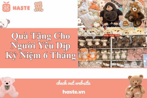 Quà Tặng Cho Người Yêu Dịp Kỷ Niệm 6 Tháng