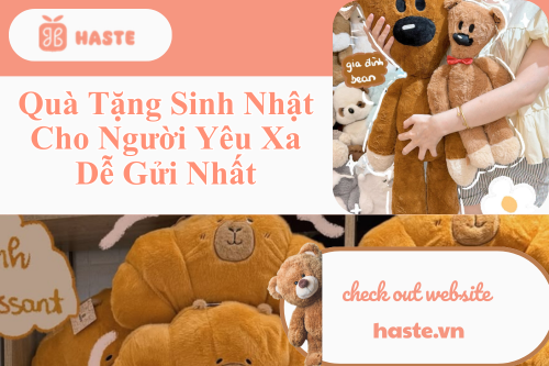 Quà Tặng Sinh Nhật Cho Người Yêu Xa Dễ Gửi Nhất