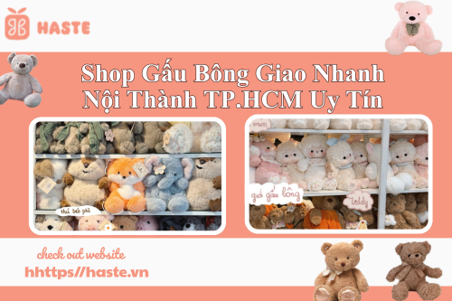 Shop Gấu Bông Giao Nhanh Nội Thành TP.HCM Uy Tín