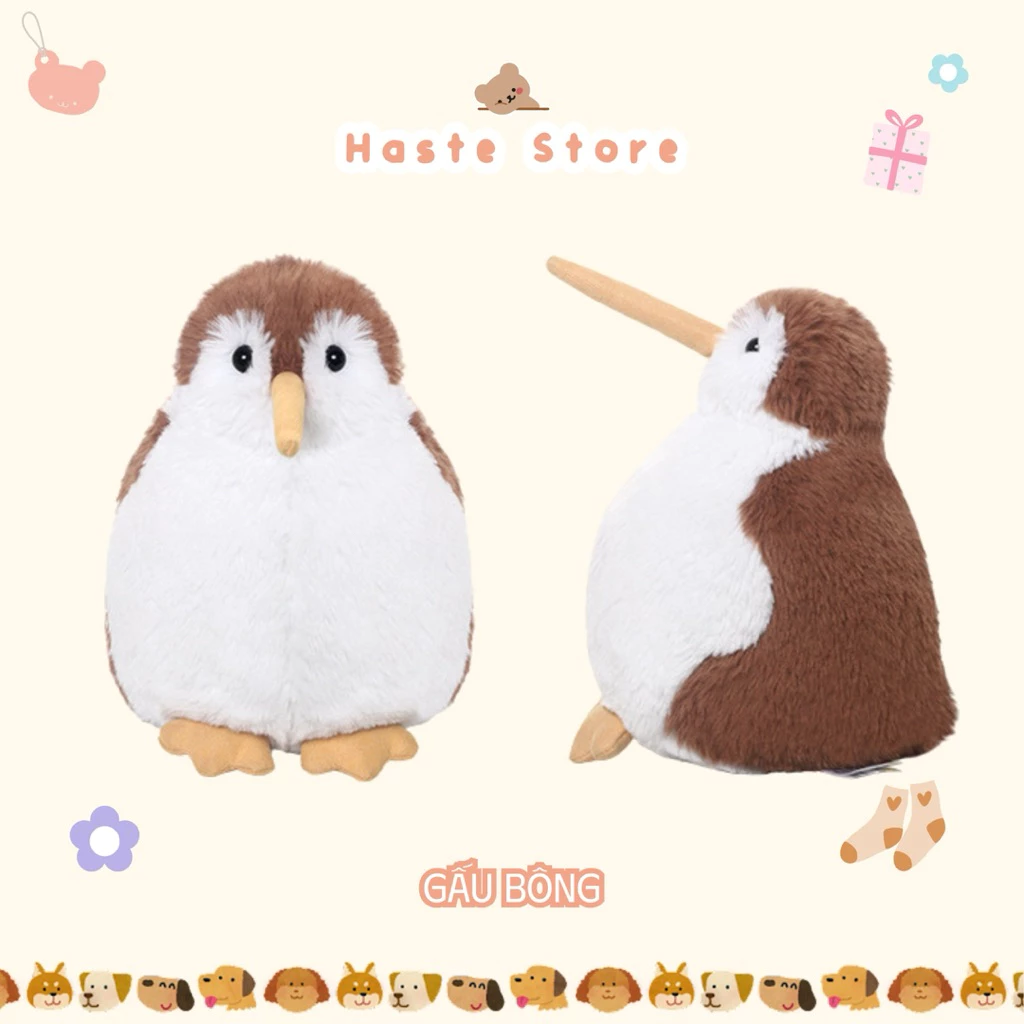 Gấu Thú Bông Chim Kiwi Mỏ Dài Siêu Dễ Thương
