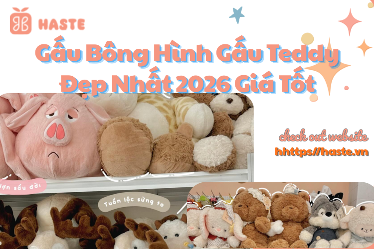 Gấu Bông Hình Gấu Teddy Đẹp Nhất 2026 Giá Tốt – Xu Hướng Quà Tặng Được Yêu Thích Nhất Hiện Nay