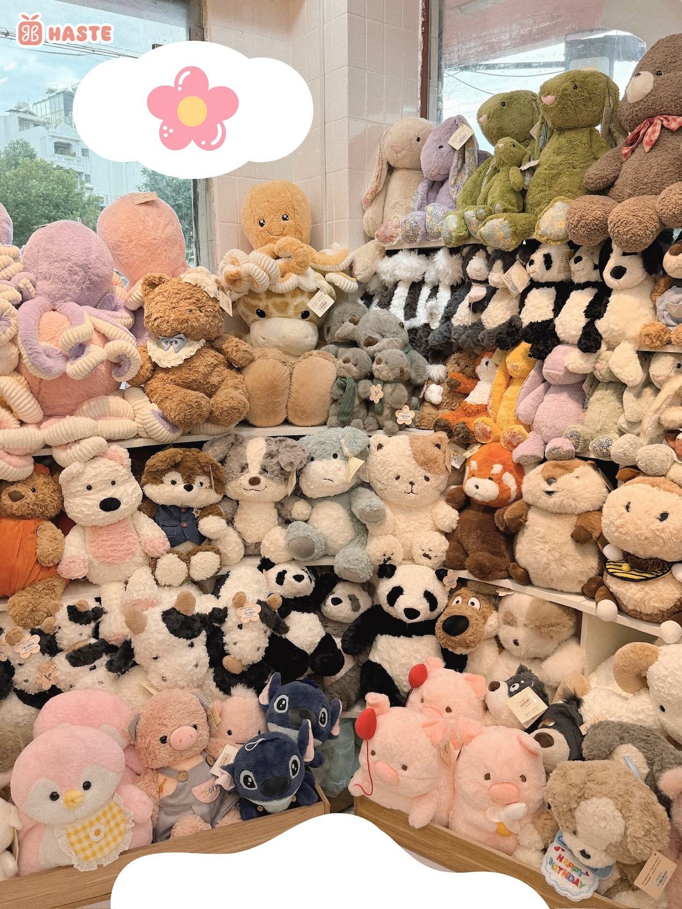 Thiết kế gấu bông đa dạng, bắt kịp xu hướng