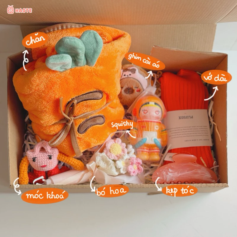 Set Quà Mix Size Nhỏ Gấu Bông Móc Khoá Bờm Tóc Kẹp Tổng Hợp Đáng Yêu Cho Bạn Nữ tại haste
