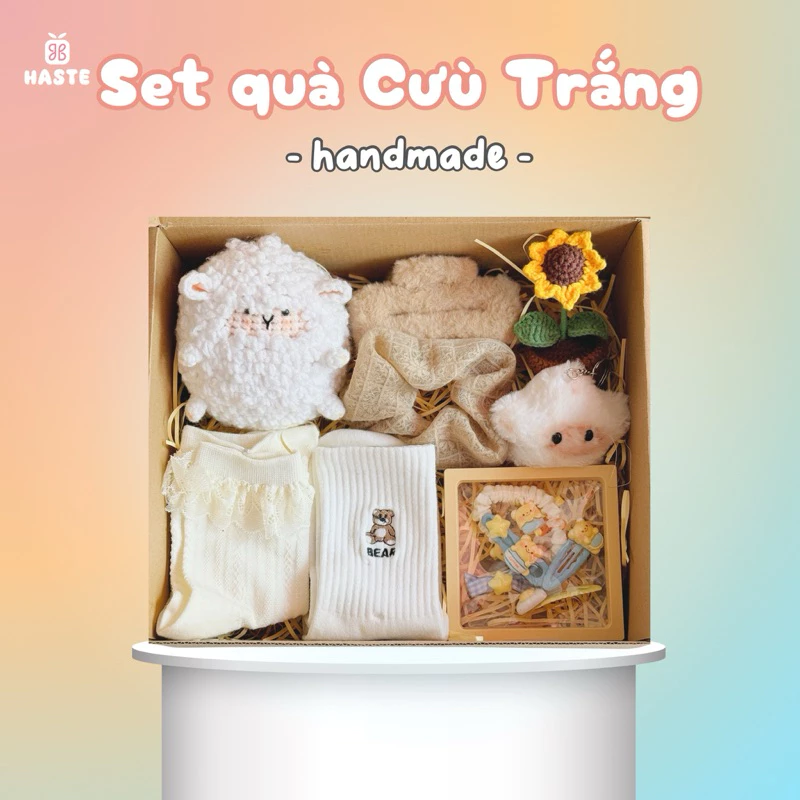 Set Quà Mix Gấu Bông Móc Khoá Bờm Tóc Tổng Hợp Đáng Yêu Cho Bạn Nữ tại haste