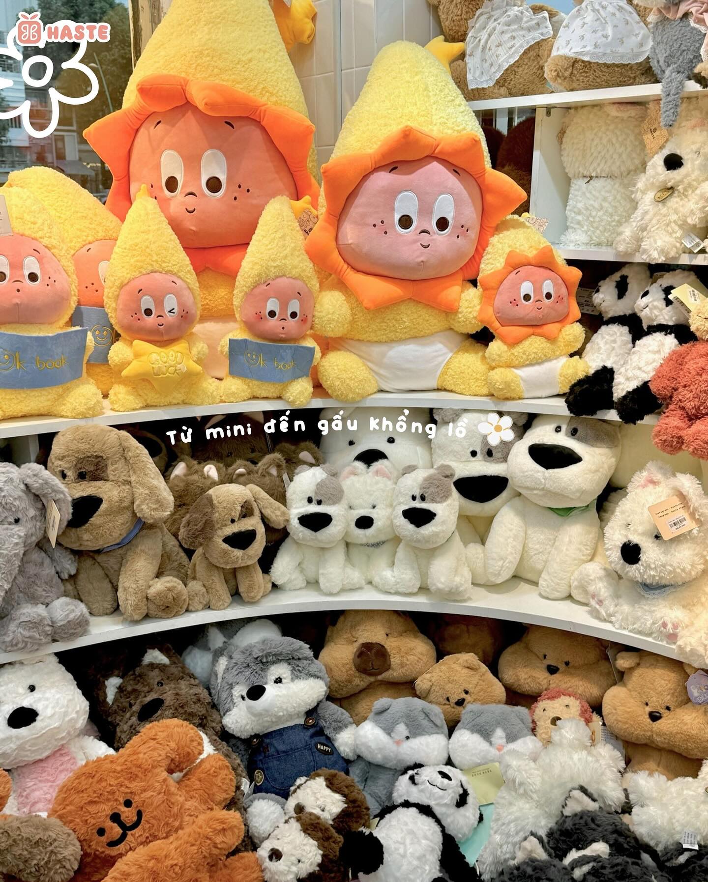 Các mẫu gấu bông nhỏ xinh được yêu thích tại Haste